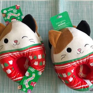 Squishmallows Kitty Cat Slippers, Children’s Sz 11-12